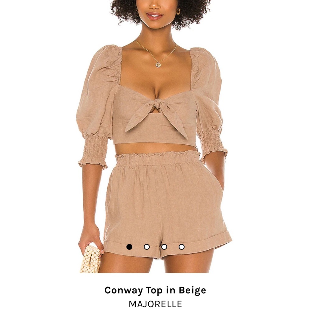 NWT Majorelle linen top and short set from Revolve